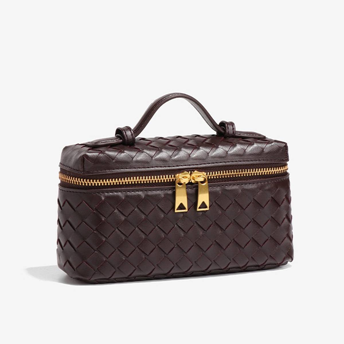 Handmade Woven Trendy Box Shoulder Bag_CWAB06123