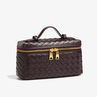 Handmade Woven Trendy Box Shoulder Bag_CWAB06123