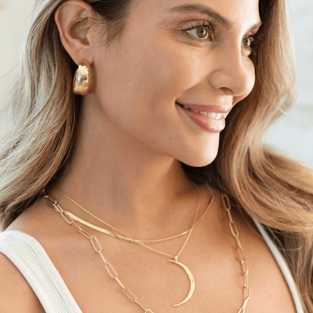 Large Rounded Trending Hoops