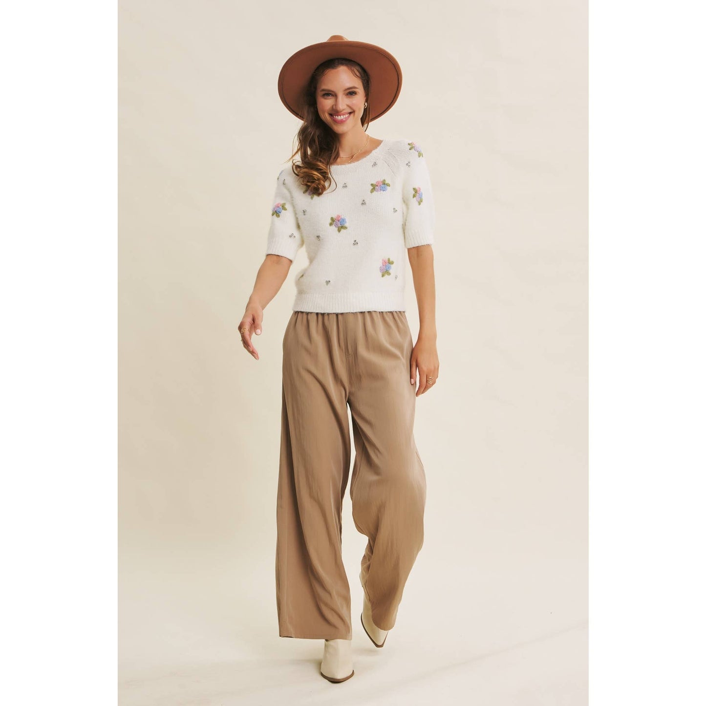 Washed Wide Leg Pants