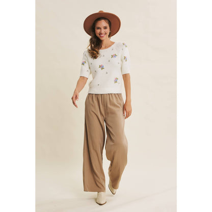 Washed Wide Leg Pants