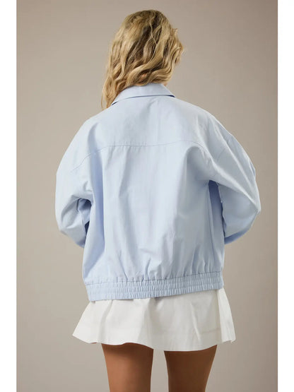 Collared Bomber Jacket