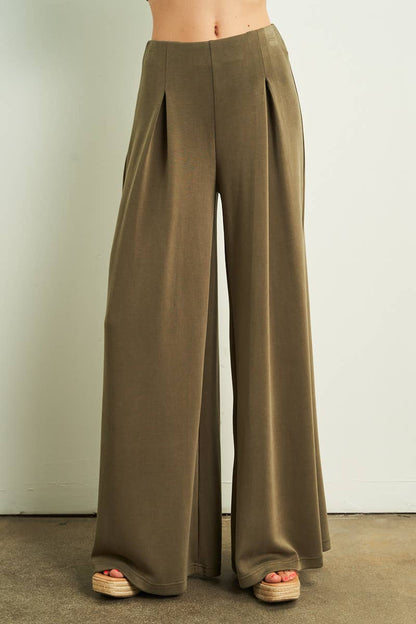 6807-Wide Palazzo Pants