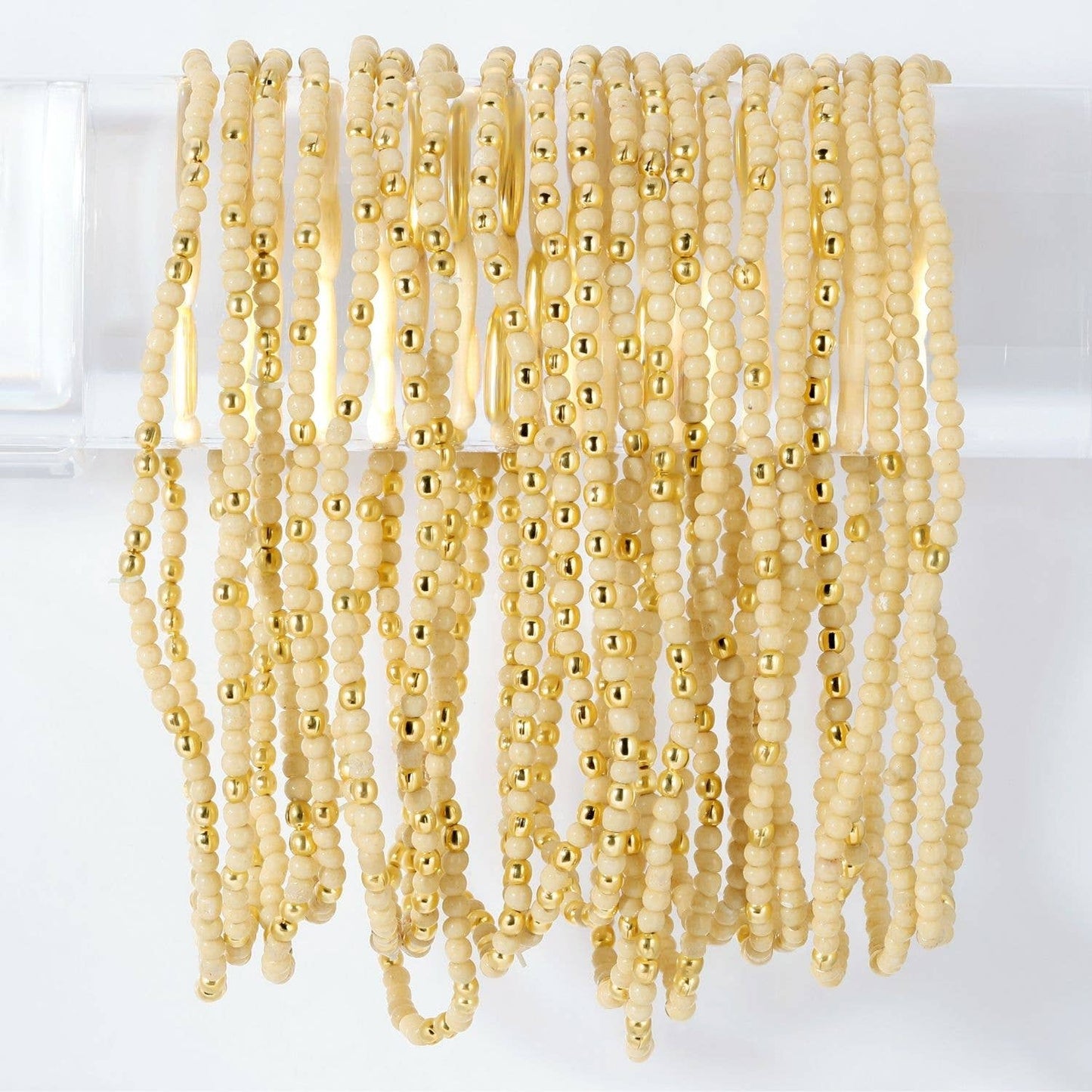 Stretch Beaded Solid Game Day Bracelets