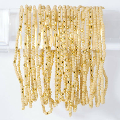 Stretch Beaded Solid Game Day Bracelets