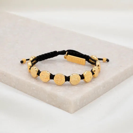Benedictine Blessing Bracelet - Gold Medals