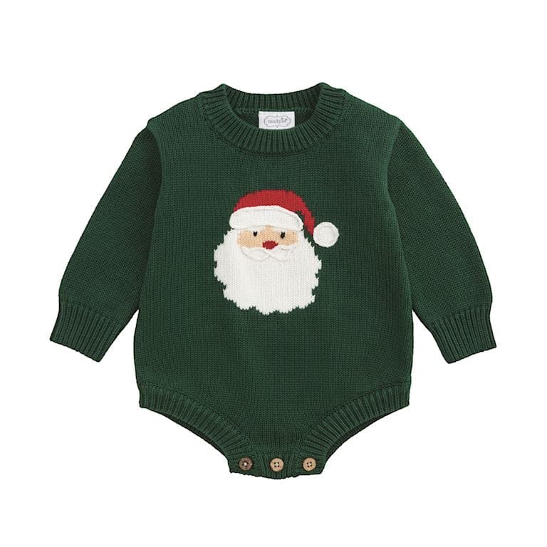 Green Santa Sweater Bubble