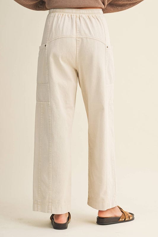 Wide Leg Cotton Pants