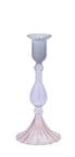 Pastel Glass Taper Candle Holder (3 sizes available)