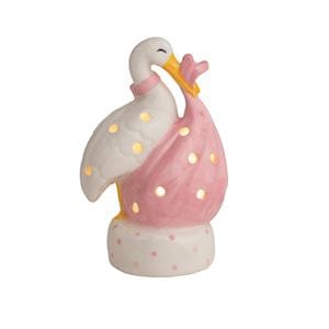 Pink Stork Light-Up Sitter