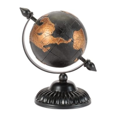 Globe Décor 7”H