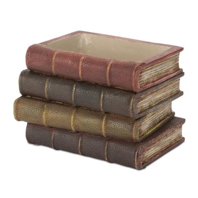 Book Stack Container 5”H Resin