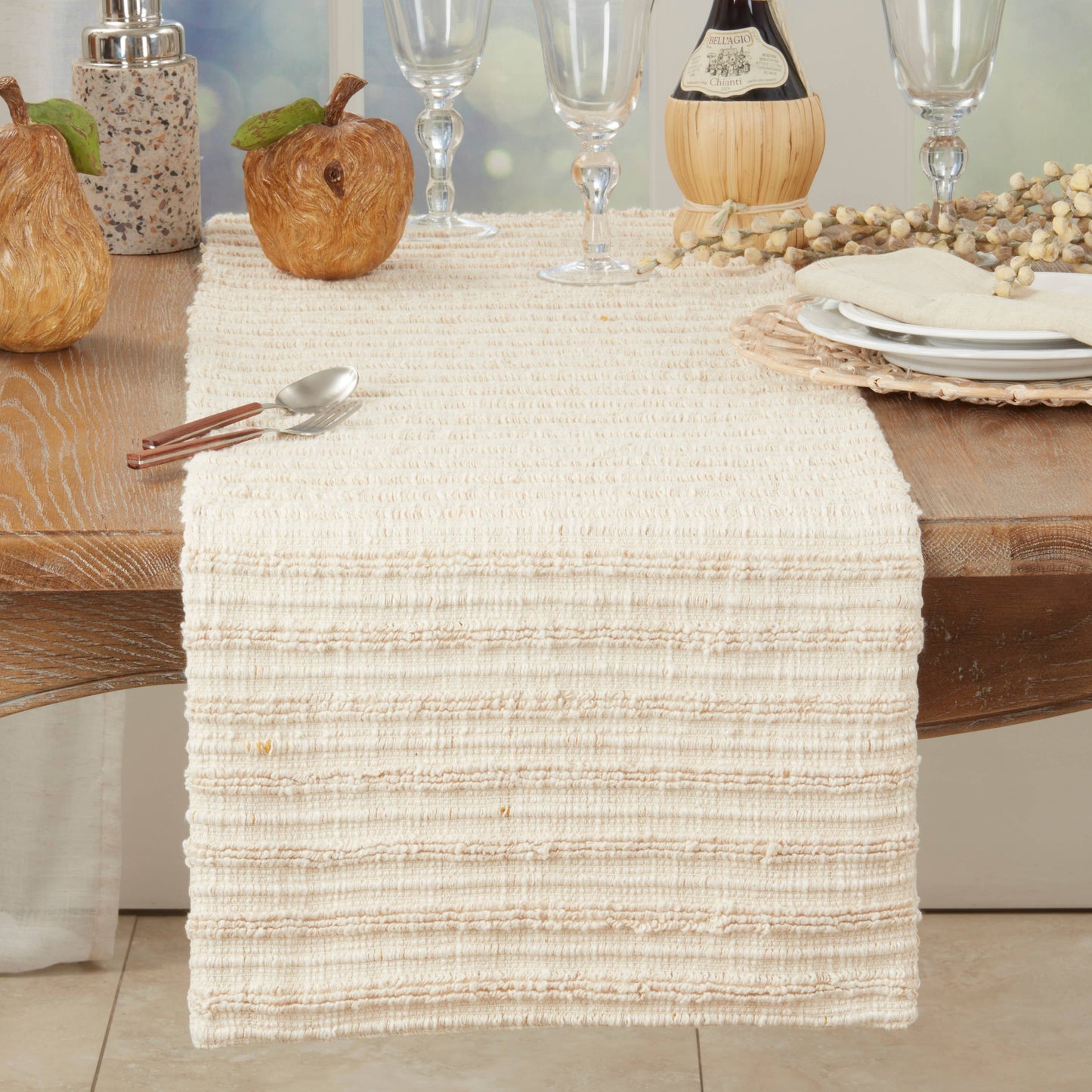Woven Stripe Table Runner