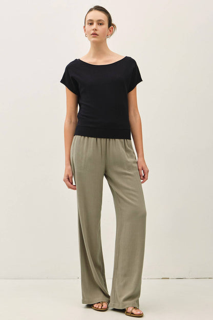Boat Neck Sweater top