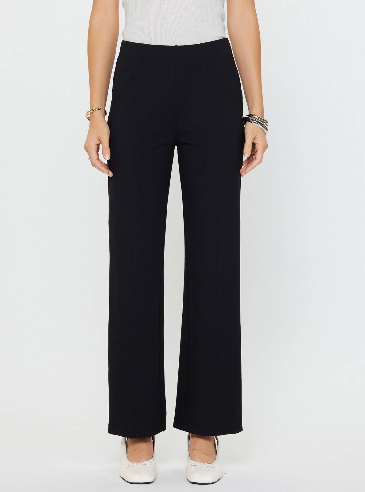 Straight Leg Ponte Pants