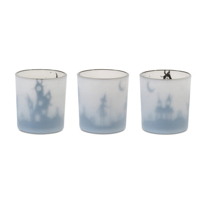 Spooky House Votive Holder -