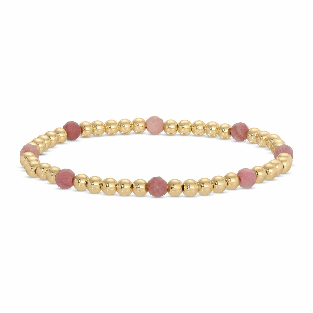 Assorted Stretch Beaded Bracelets With Stone Accents