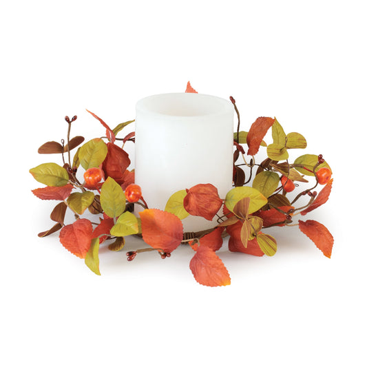 Mini Pumpkin/Chinese Lantern Candle Ring