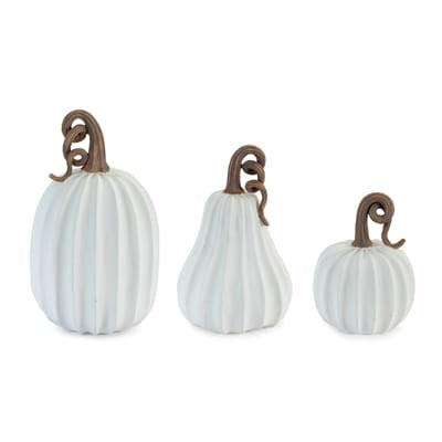 Pumpkin (3 Sizes) 7.5"H, 9.5"H, 11.5"H Resin