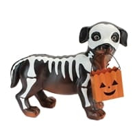Trick or Treating Dog Decor