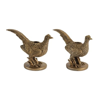 Pheasant Candle Holder