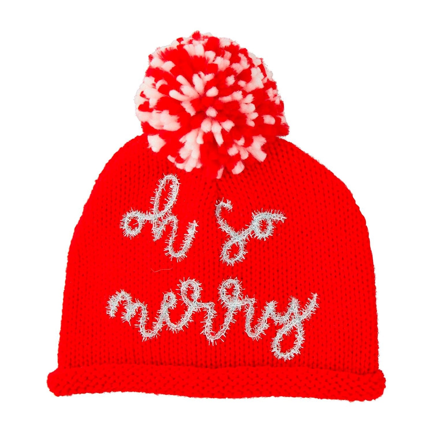 Oh So Merry Red Holiday Sparkle Hat