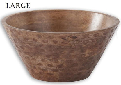 Nested Dot Carved Bowl