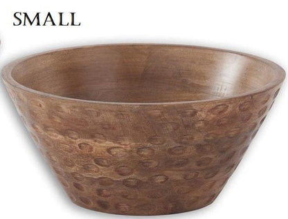 Nested Dot Carved Bowl