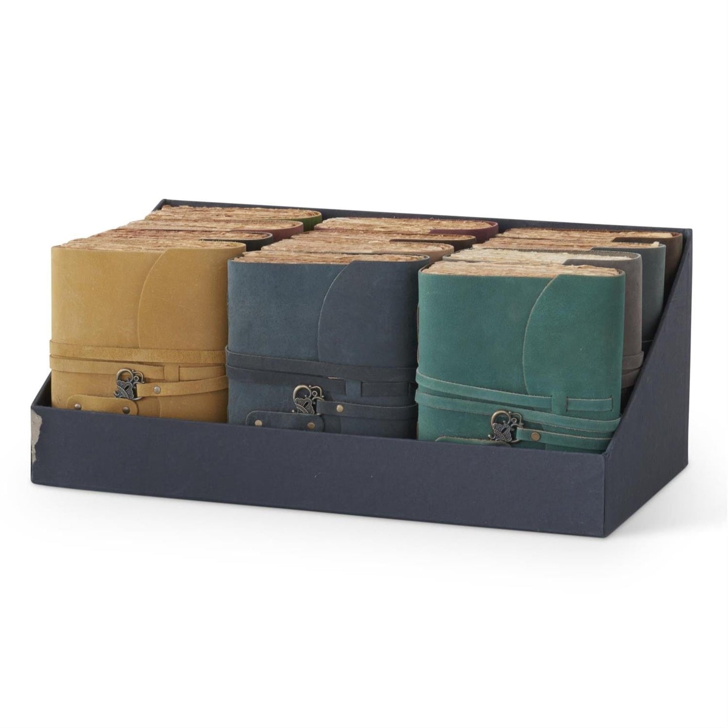 Assorted 8 Inch Leather Handcrafted Unlined Journals w/Antique Key