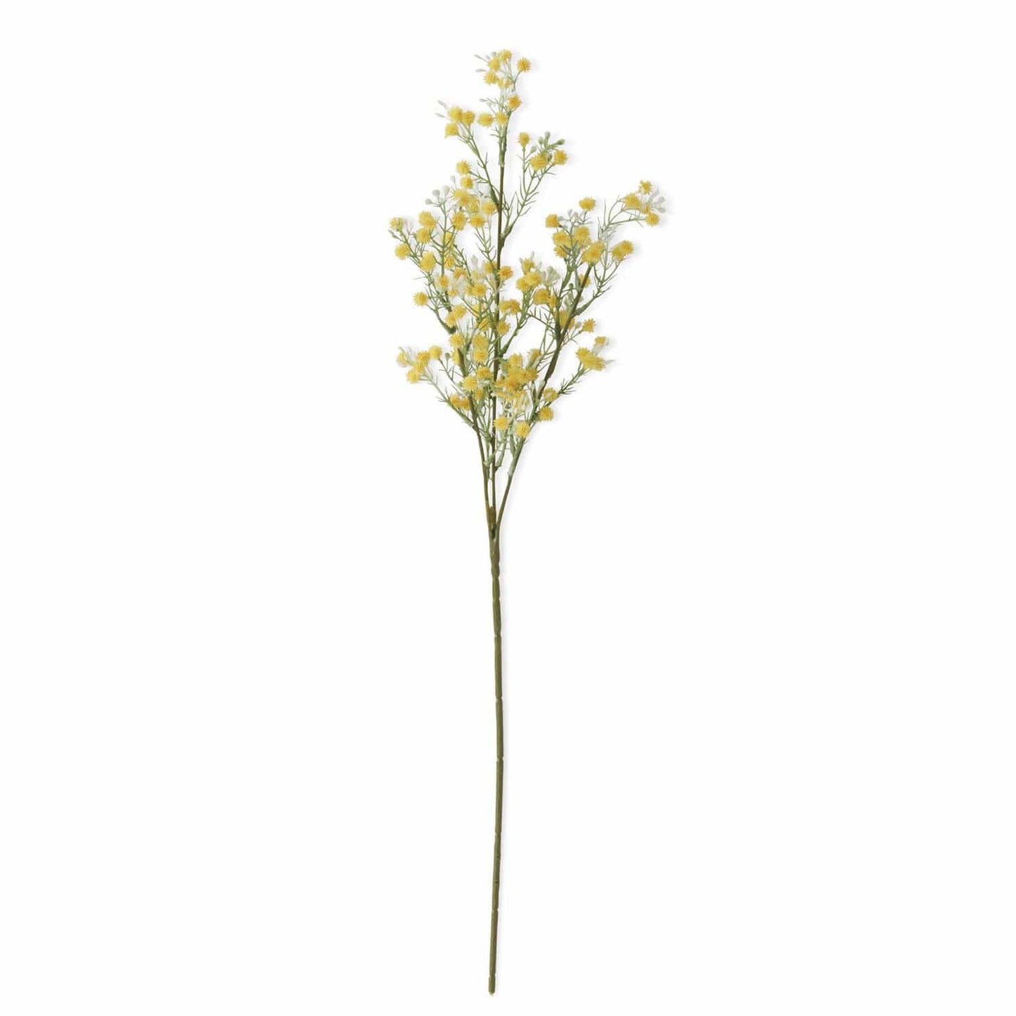 Yellow Babys Breath & White Berry Spray