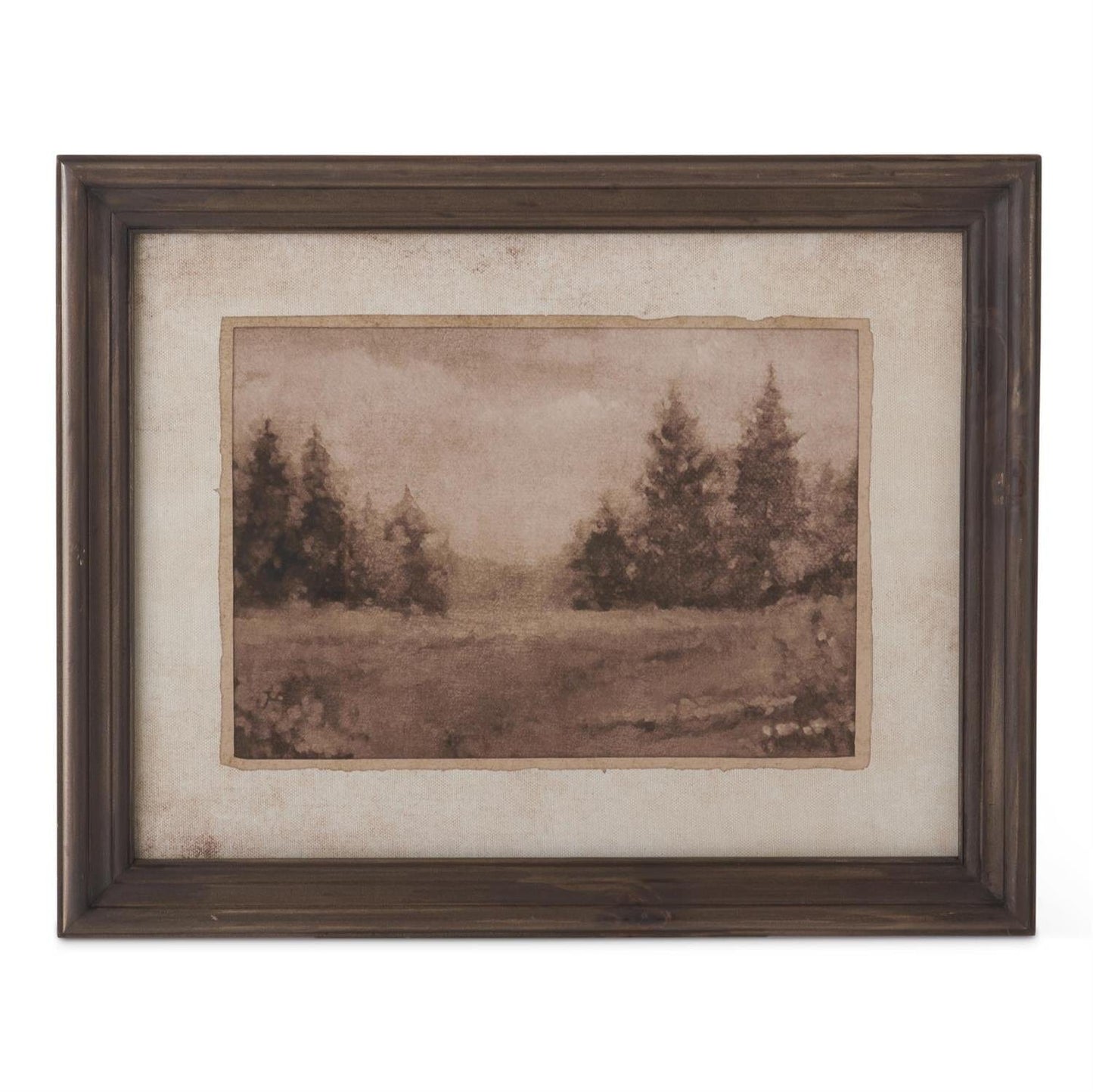 19.75 Inch Dark Fir Wood Framed Naturescape Prints