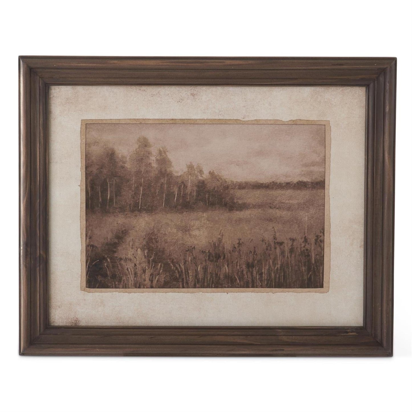 19.75 Inch Dark Fir Wood Framed Naturescape Prints