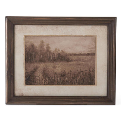 19.75 Inch Dark Fir Wood Framed Naturescape Prints
