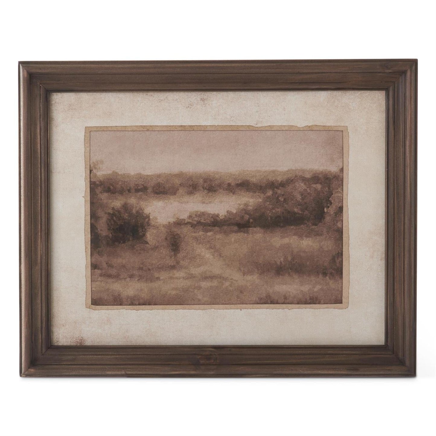 19.75 Inch Dark Fir Wood Framed Naturescape Prints