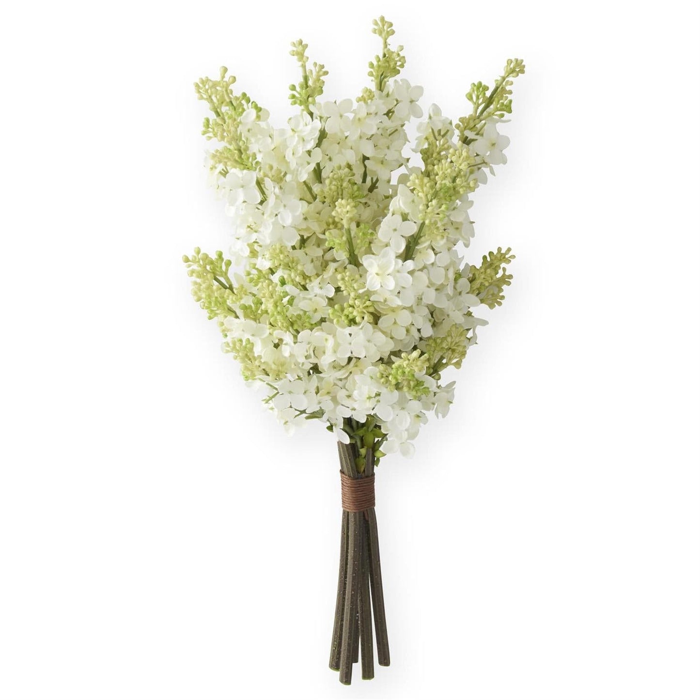 15.5 Inch Cream Lilac 5 Stem Bundle