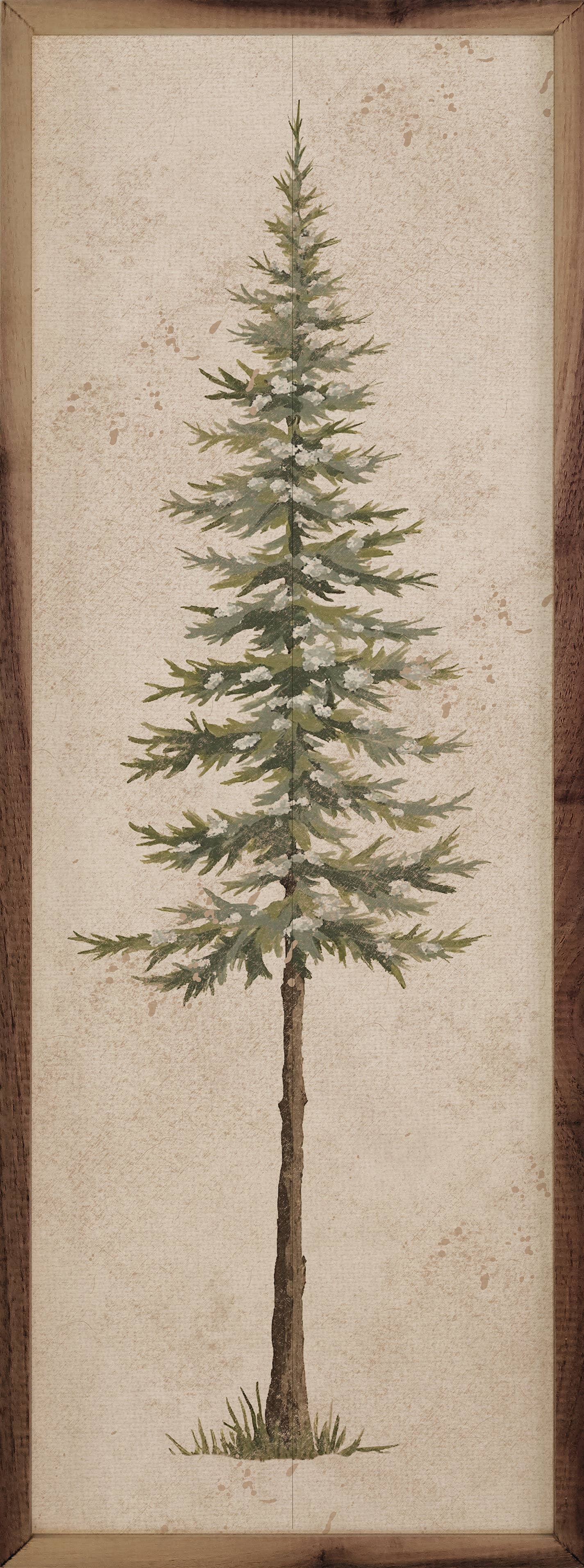 Vintage Pine Tree Art Print