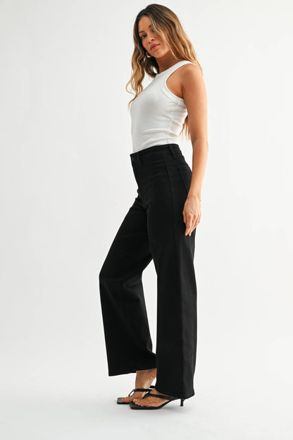 DP864 - BLK - Hidden Pocket Trouser