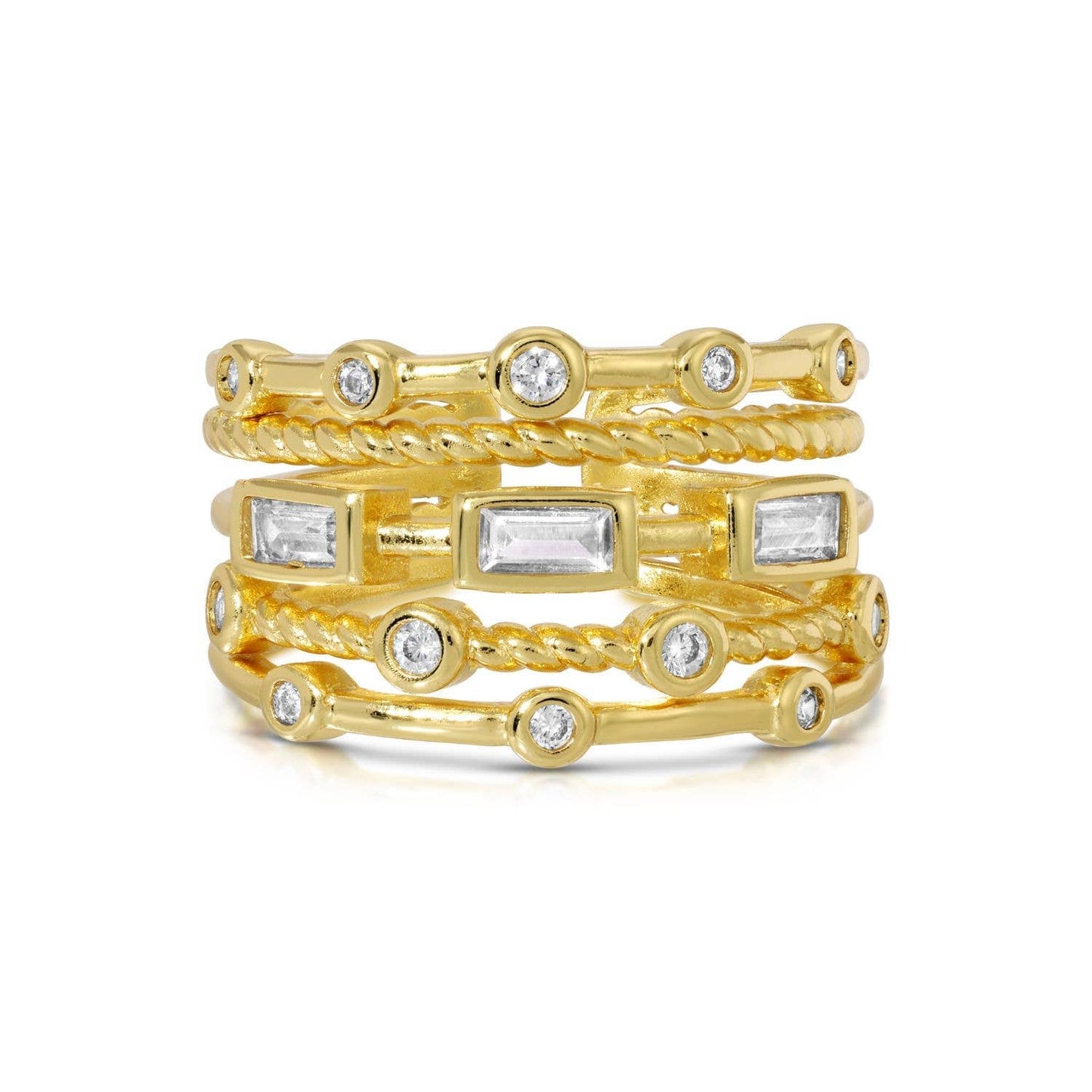 Layered Statement Ring