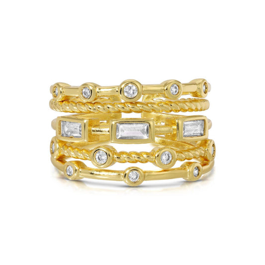 Layered Statement Ring