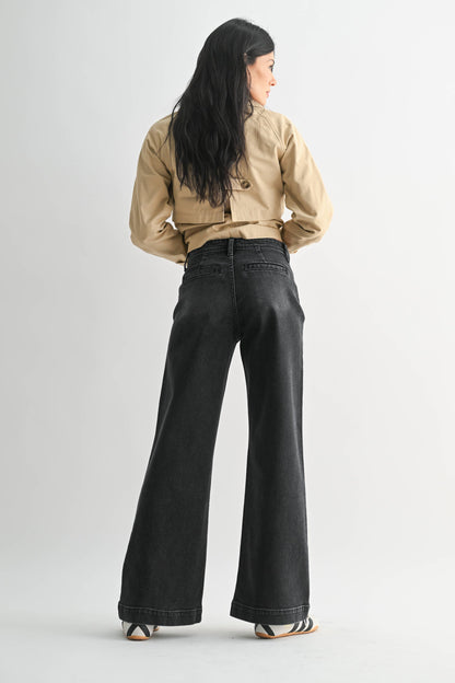 Micro Patch Pocket Wide Leg