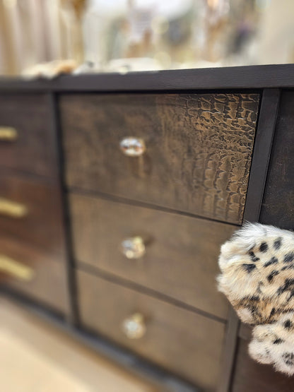 OTP - Crocodile Finish 9 Drawer Dresser