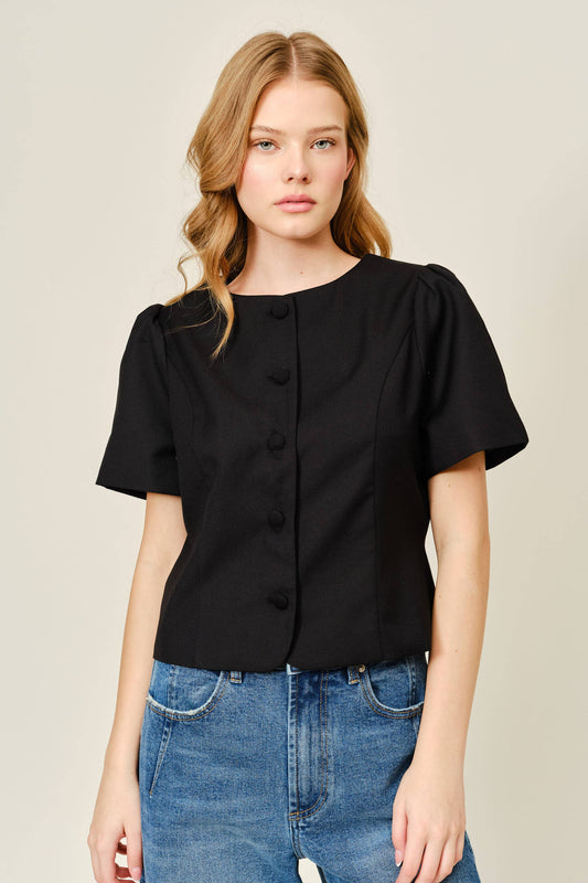 Femme Classic Button Down Blouse