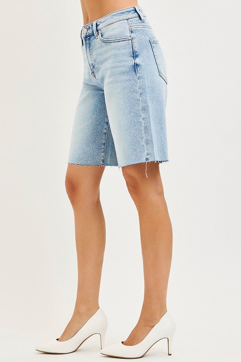 High Rise Bermuda Shorts