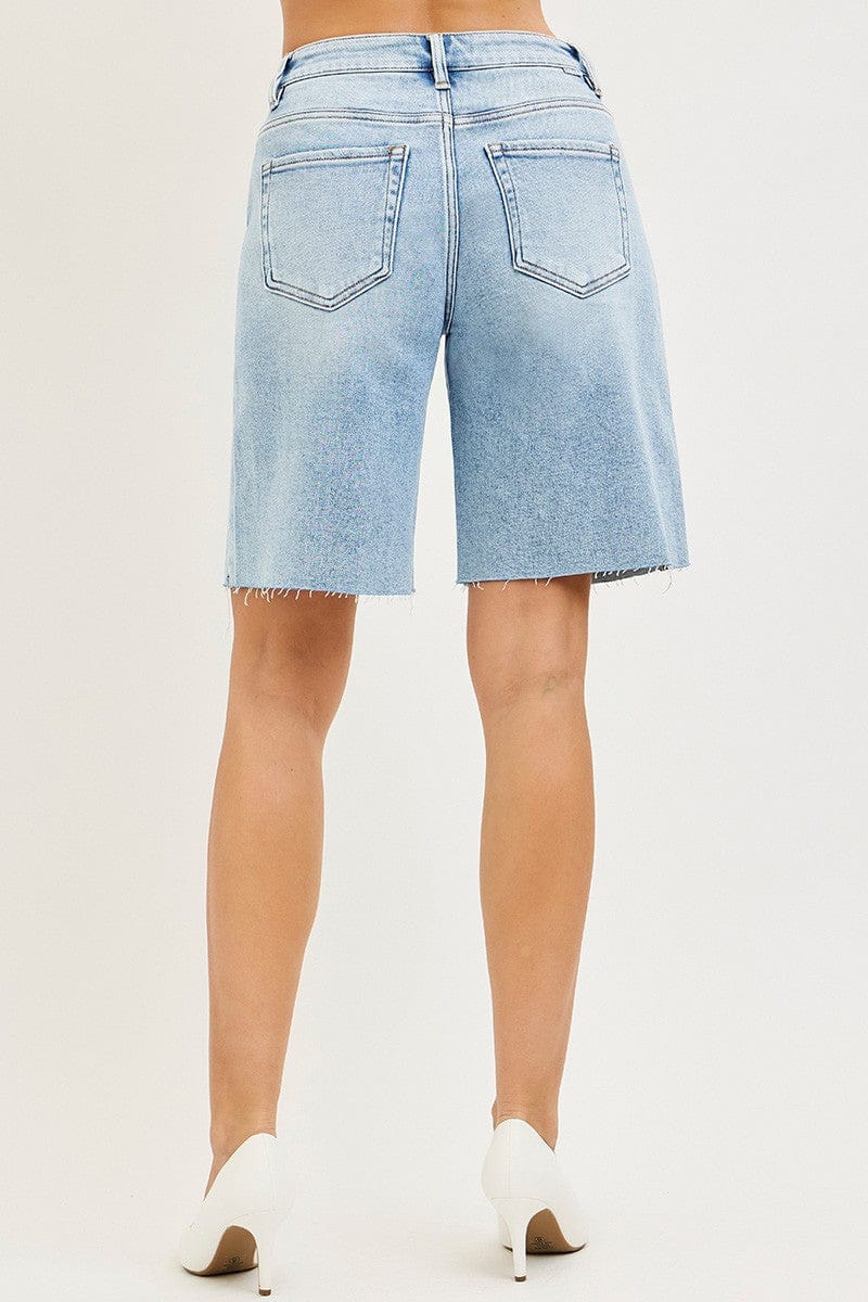 High Rise Bermuda Shorts