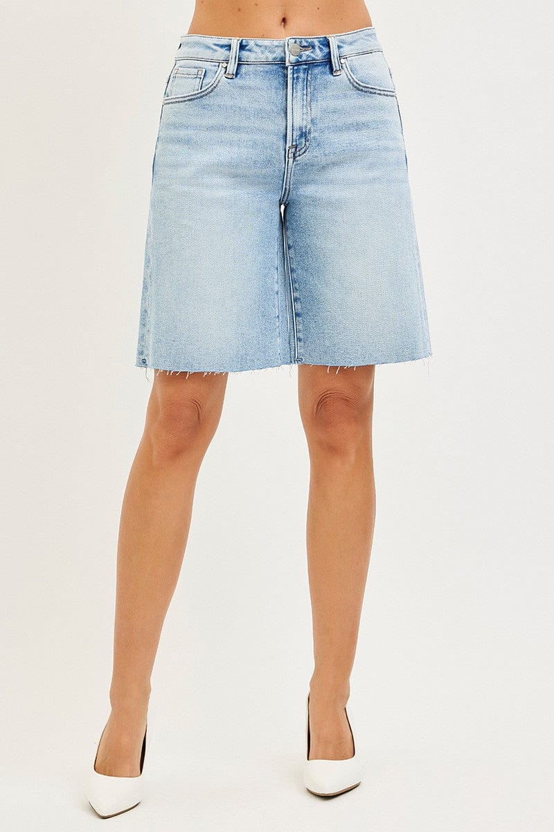 High Rise Bermuda Shorts