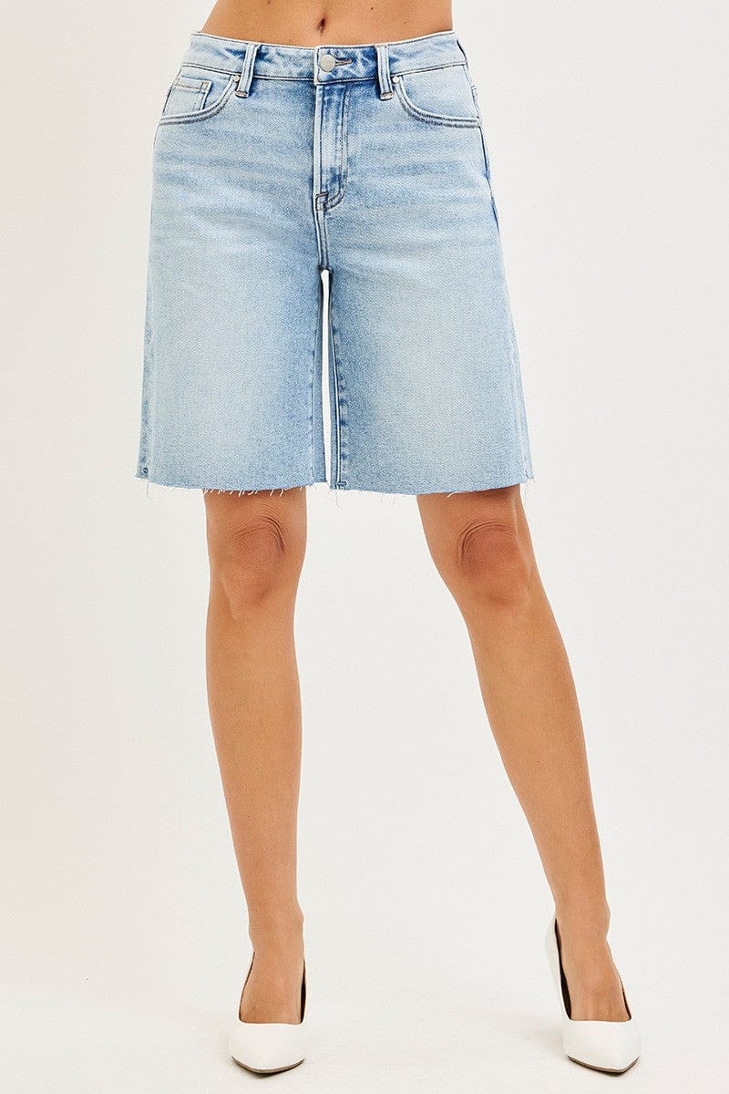 High Rise Bermuda Shorts