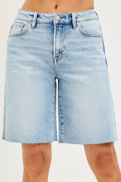 High Rise Bermuda Shorts