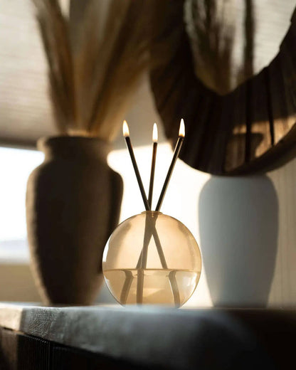 Neva Vase, Pampas - Oil Candle