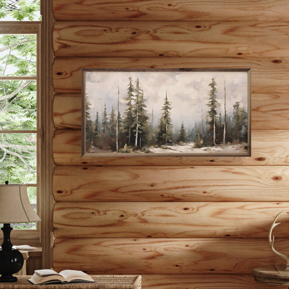Pine Forest Art Print