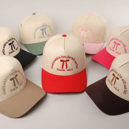 Psalm 46-5 Ribbon Trucker Hat